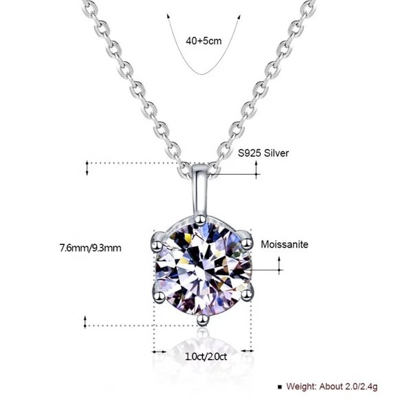 2ct. t.w. Diamond Brilliant Cut Necklace - Picture 6 of 13